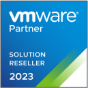 Selo da certificação Vmware Partner. Solution Reseller 2023
